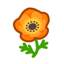 Load image into Gallery viewer, Orange Windflower
