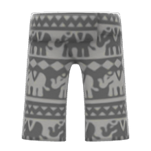 Load image into Gallery viewer, Elephant-Print Pants
