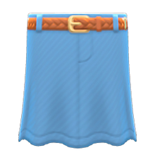 Load image into Gallery viewer, Long Denim Skirt