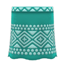 Load image into Gallery viewer, Embroidered-Pattern Skirt