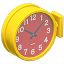 Load image into Gallery viewer, Double-Sided Wall Clock