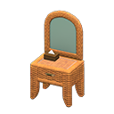 Load image into Gallery viewer, Rattan Vanity