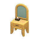 Load image into Gallery viewer, Rattan Vanity