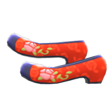 Load image into Gallery viewer, Traditional Flower Shoes