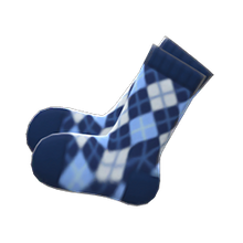 Load image into Gallery viewer, Argyle Crew Socks