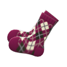 Load image into Gallery viewer, Argyle Crew Socks