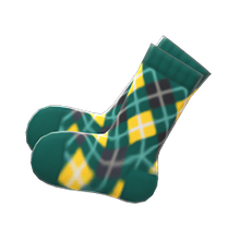 Load image into Gallery viewer, Argyle Crew Socks