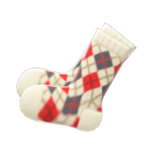 Load image into Gallery viewer, Argyle Crew Socks