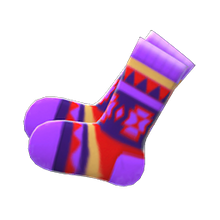 Load image into Gallery viewer, Geometric-Print Socks