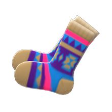 Load image into Gallery viewer, Geometric-Print Socks