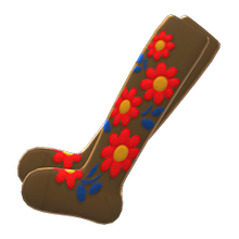 Load image into Gallery viewer, Embroidered-Flower Tights