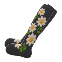 Load image into Gallery viewer, Embroidered-Flower Tights