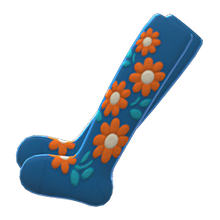 Load image into Gallery viewer, Embroidered-Flower Tights