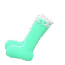 Load image into Gallery viewer, Frilly Knee-High Socks