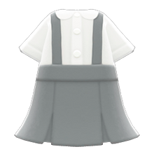 Load image into Gallery viewer, Skirt With Suspenders