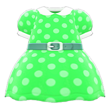 Load image into Gallery viewer, Belted Dotted Dress