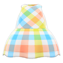 Load image into Gallery viewer, Plaid-Print Dress