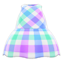 Load image into Gallery viewer, Plaid-Print Dress