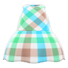 Load image into Gallery viewer, Plaid-Print Dress