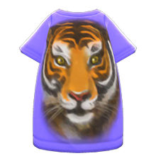 Load image into Gallery viewer, Tiger-Face Tee Dress