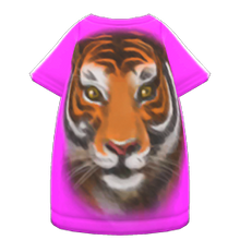 Load image into Gallery viewer, Tiger-Face Tee Dress