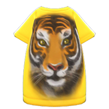 Load image into Gallery viewer, Tiger-Face Tee Dress