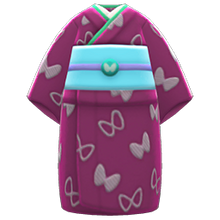 Load image into Gallery viewer, Butterfly Visiting Kimono