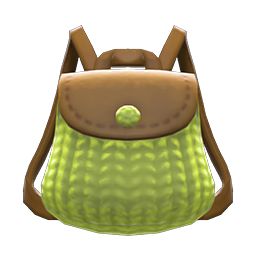 DIY - Knitted-Grass Backpack