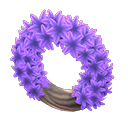 DIY - Purple Hyacinth Wreath