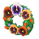 Pansy Wreath