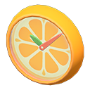 Load image into Gallery viewer, Orange Wall-Mounted Clock
