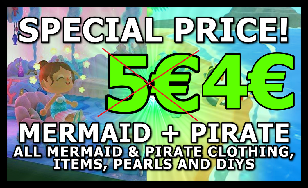 Mermaid + Pirate Pack