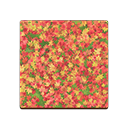 DIY - Colored-Leaves Flooring