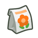Orange-Windflower Bag x 10