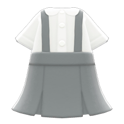 Skirt With Suspenders