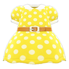 Load image into Gallery viewer, Belted Dotted Dress

