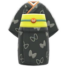 Load image into Gallery viewer, Butterfly Visiting Kimono
