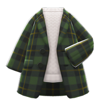 Load image into Gallery viewer, Checkered Chesterfield Coat
