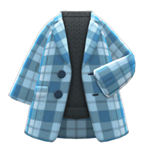 Load image into Gallery viewer, Checkered Chesterfield Coat
