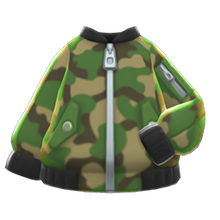 Load image into Gallery viewer, Camo Bomber-Style Jacket
