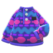 Load image into Gallery viewer, Printed Fleece Sweater
