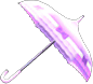 Purple Shiny-Bows Parasol