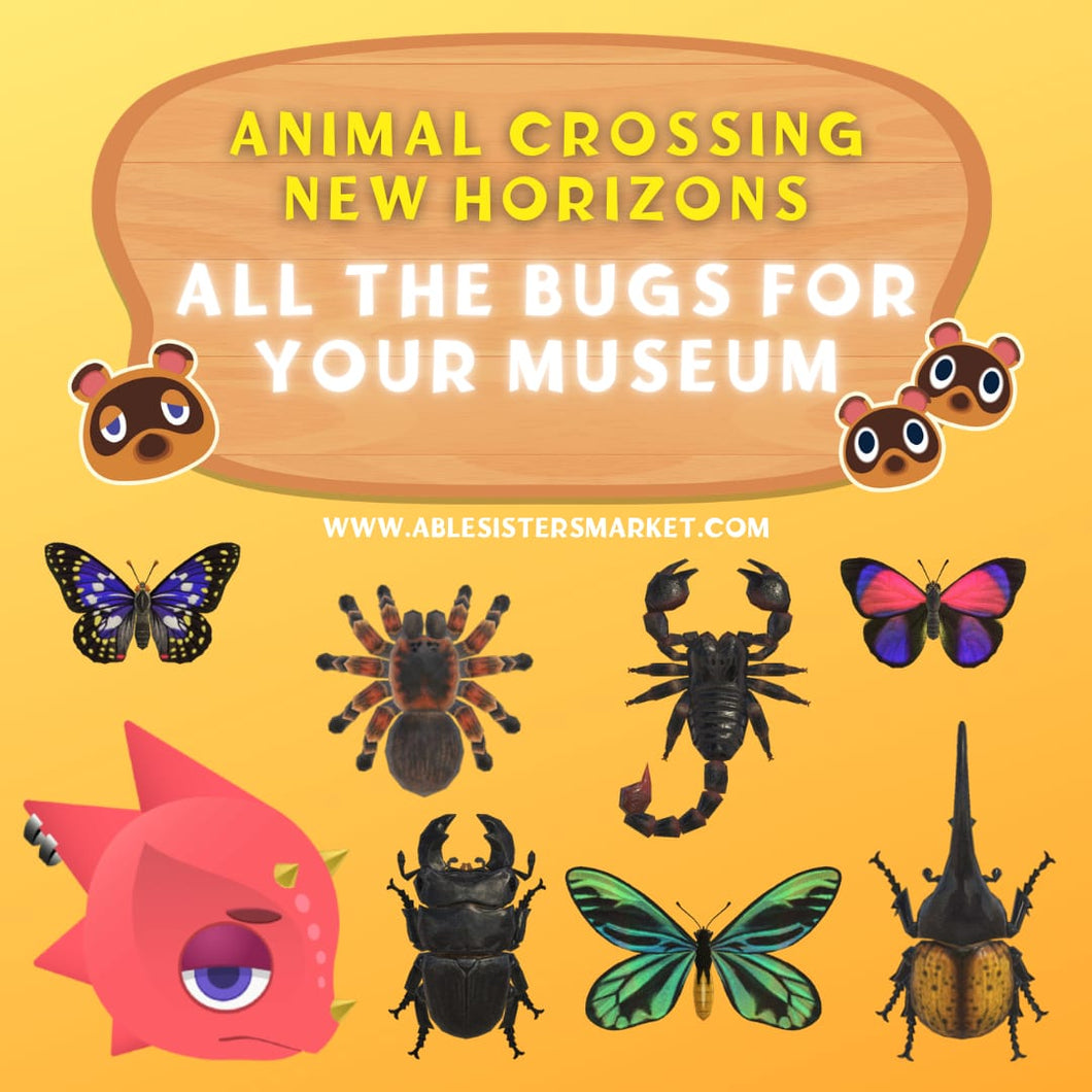 All Bugs For Museum