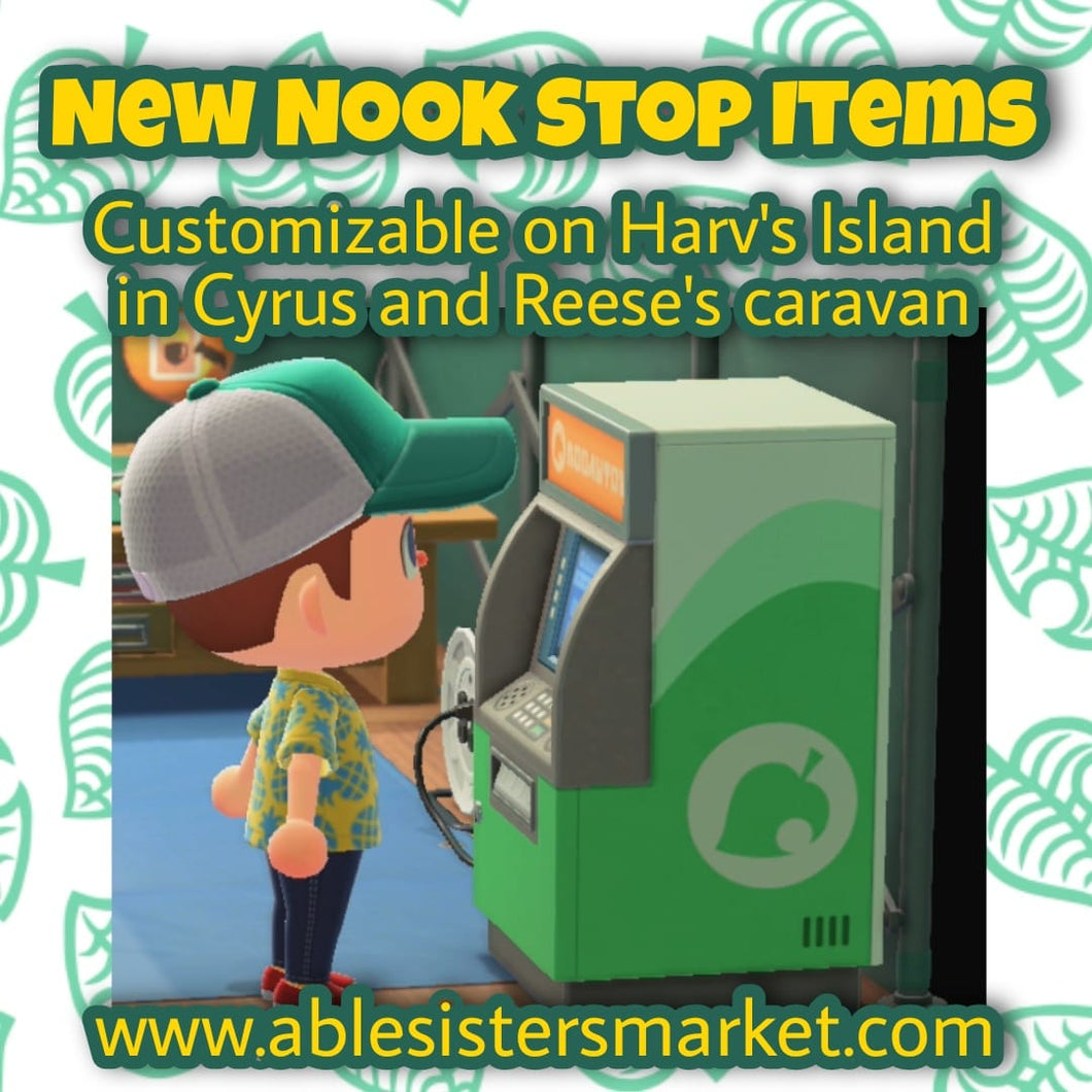 New Nook Stop items