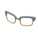 Load image into Gallery viewer, Squared Browline Glasses
