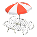 Load image into Gallery viewer, Beach Chairs with Parasol
