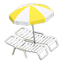 Load image into Gallery viewer, Beach Chairs with Parasol
