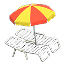 Load image into Gallery viewer, Beach Chairs with Parasol

