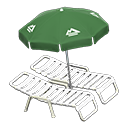 Load image into Gallery viewer, Beach Chairs with Parasol
