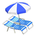 Load image into Gallery viewer, Beach Chairs with Parasol
